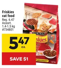 Giant Tiger Friskies cat food offer