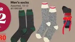 Giant Tiger Men's socks offer