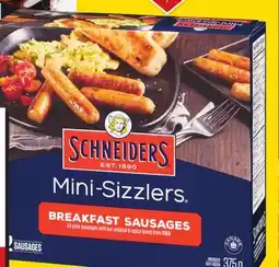 Giant Tiger Schneiders sausage offer