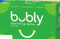 Giant Tiger Bubly flavoured sparkling water offer