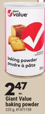 Giant Tiger Giant Value baking powder offer