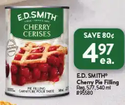 Giant Tiger E.D. Smith Cherry Pie Filling offer