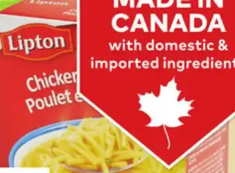 Giant Tiger Lipton soup mix offer