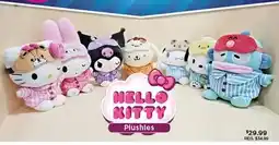 Showcase HELLO KITTY Plushles offer