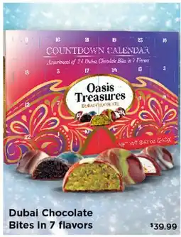 Showcase Dubai Chocolate Bite in 7 flavors offer