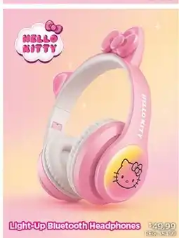 Showcase HELLO KITY Light-Up Bluetooth Headphones offer
