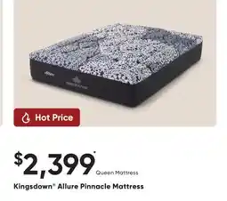 Sleep Country Kingsdown Allure Pinnacle Mattress offer