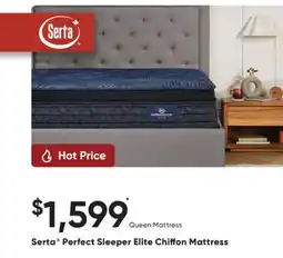 Sleep Country Serta Perfect Sleeper Elite Chiffon Mattress offer