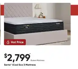 Sleep Country Serta iCool Eco 3 Mattress offer
