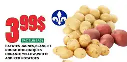 Marches Tau PATATES JAUNES, BLANC ET ROUGE BIOLOGIQUES offer