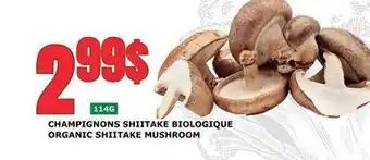 Marches Tau Champignons Shiitake Biologique offer