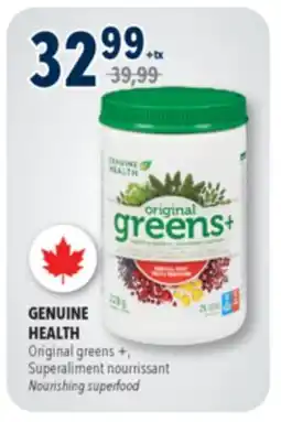 Familiprix GENUINE HEALTH, Original greens +, Nourishing superfood offer