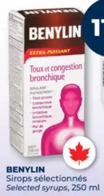 Familiprix BENYLIN, Selected syrups, 250ml offer
