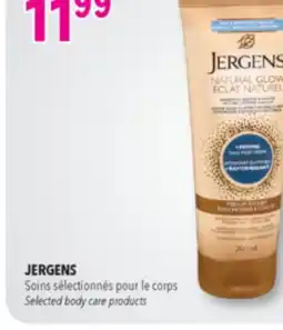 Familiprix JERGENS, Selected body care products offer