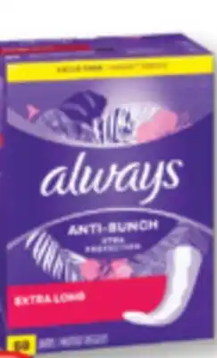 Familiprix ALWAYS OR TAMPAX offer