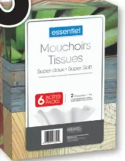 Familiprix ESSENTIEL, Bathroom tissue, 8 rouleaux double rolls or Tissues, 6 packs offer