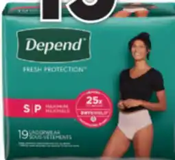 Familiprix DEPEND Selected products and sizes offer