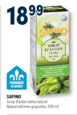 Familiprix SAPINO Sirop d'antan extra naturel Natural old time syrup extra, 500ml offer