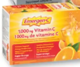 Familiprix EMERGEN-C, Selected vitamin and mineral supplements offer