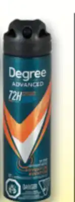 Familiprix DEGREE, Selected dry spray antiperspirants offer