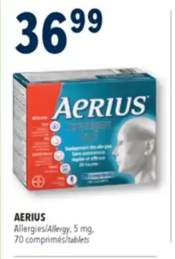 Familiprix AERIUS, Allergy, 5 mg, 70 tablets offer