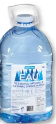Familiprix Essentiel natural spring water 4L offer