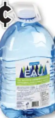 Familiprix Essentiel demineralized spring water 4L offer