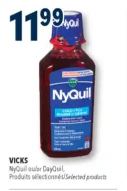 Familiprix VICKS, NyQuil or DayQuil, Selected products offer