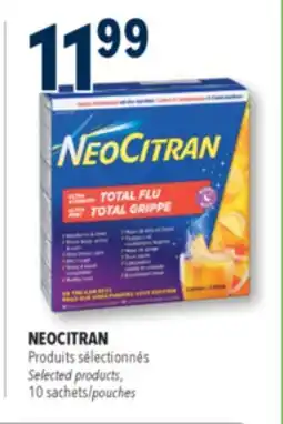 Familiprix NEOCITRAN, Selected products, 10 sachets/pouches offer