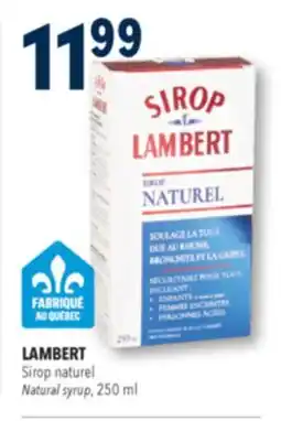 Familiprix LAMBERT, Natural syrup, 250 ml offer