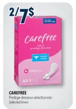 Familiprix CAREFREE, Selected liners offer