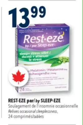 Familiprix REST-EZE by SLEEP-EZE, Relives occasional sleeplessness, 24tablets offer