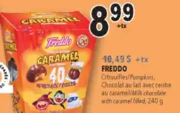 Familiprix FREDDO Pumpkins, Milk chocolate with caramel filled, 240 g offer