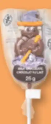 Familiprix LAURA SECORD Milk chocolate lollipop, 25g offer