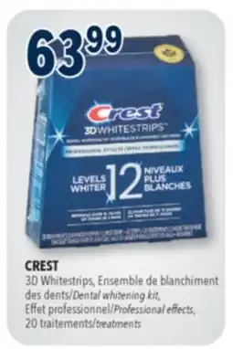 Familiprix CREST, 3D Whitestrips, Dental Whitening Kit, Professional Effects, 20 Treatments offer