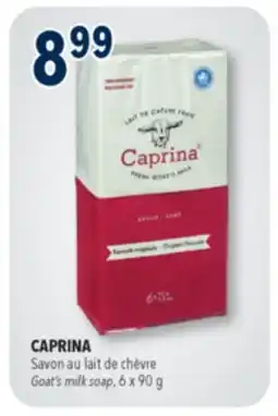 Familiprix CAPRINA, Goat's milk soap, 6 x 90 g offer