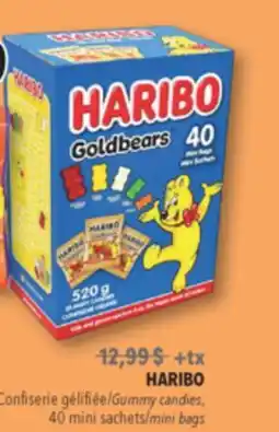 Familiprix HARIBO,Gummy candies, 40 mini bags offer