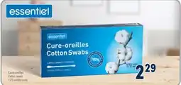 Familiprix ESSENTIEL, Cotton Swabs, 170 units offer