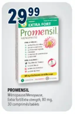 Familiprix PROMENSIL, Menopause, Extra strength, 80 mg, 30 tablets offer