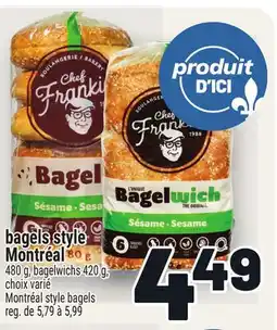 Metro BAGELS STYLE MONTRÉAL | MONTRÉAL STYLE BAGELS offer