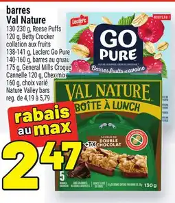 Metro BARRES VAL NATURE | NATURE VALLEY BARS offer