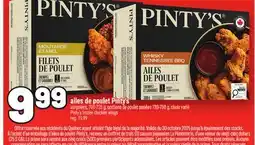 Metro AILES DE POULET PINTY'S | PINTY'S FROZEN CHICKEN WINGS offer