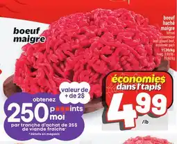 Metro BOEUF HACHÉ MAIGRE | LEAN GROUND BEEF offer