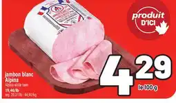 Metro JAMBON BLANC ALPINA | ALPINA WHITE HAM offer