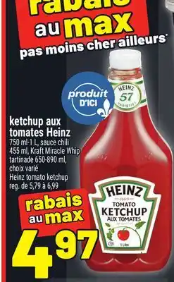 Metro KETCHUP AUX TOMATES HEINZ | HEINZ TOMATO KETCHUP offer
