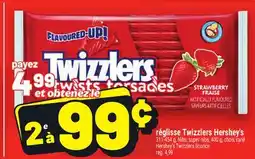 Metro RÉGLISSE TWIZZLERS HERSHEY'S |HERSHEY'S TWIZZLERS LICORICE offer