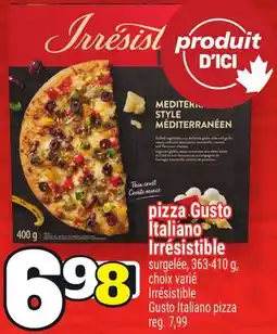 Metro PIZZA GUSTO ITALIANO IRRÉSISTIBLE |IRRÉSISTIBLE GUSTO ITALIANO PIZZA offer