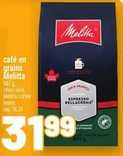 Metro CAFÉ EN GRAINS MELITTA | MELITTA COFFEE BEANS offer