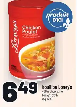Metro BOUILLON LONEY'S | LONEY'S BROTH offer