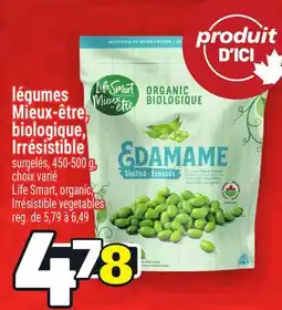 Metro LÉGUMES MIEUX‑ÊTRE, BIOLOGIQUE, IRRÉSISTIBLE | LIFE SMART, ORGANIC, IRRÉSISTIBLE VEGETABLES offer